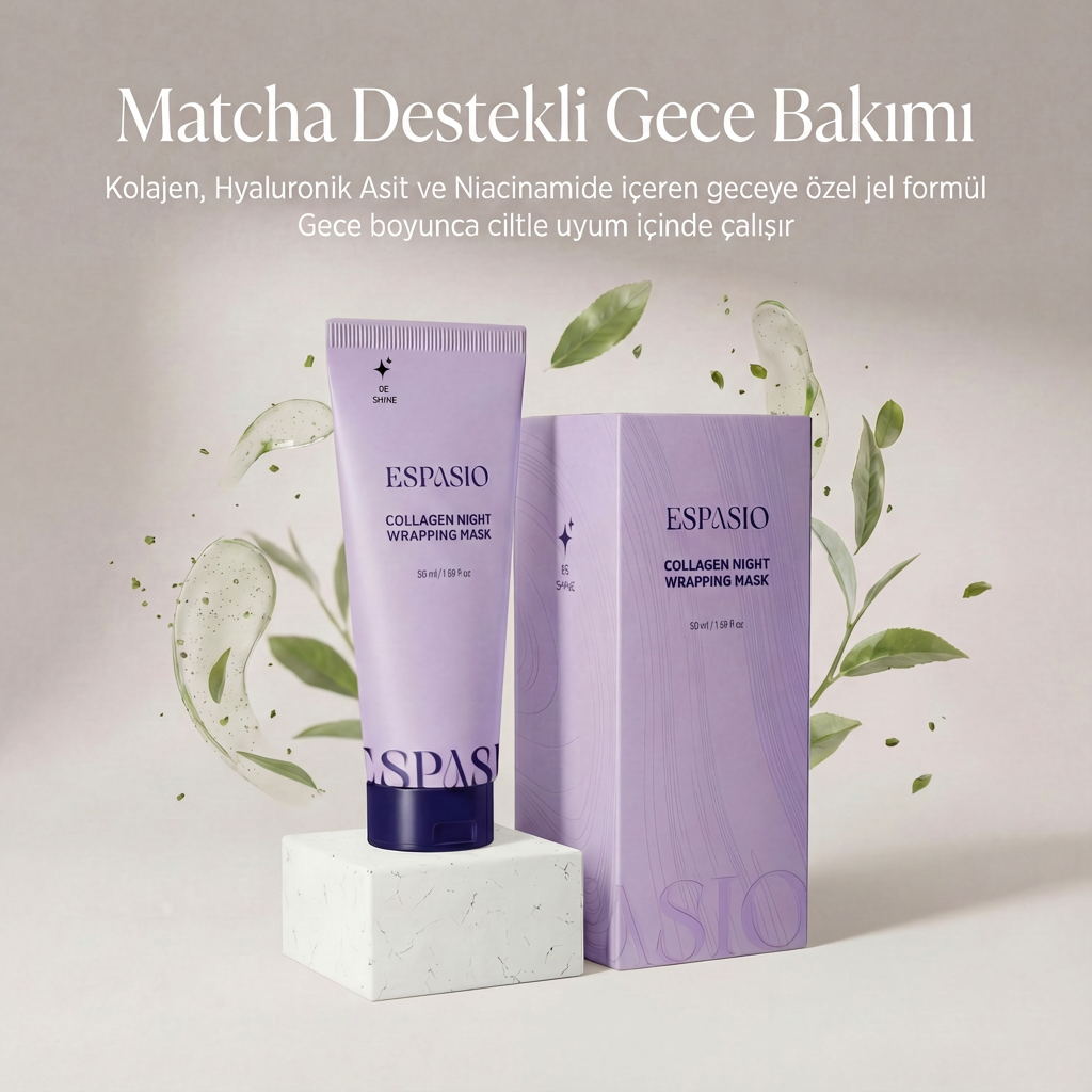 ESPASIO Noctura – Gece Boyu Kolajen Bakım Maskesi