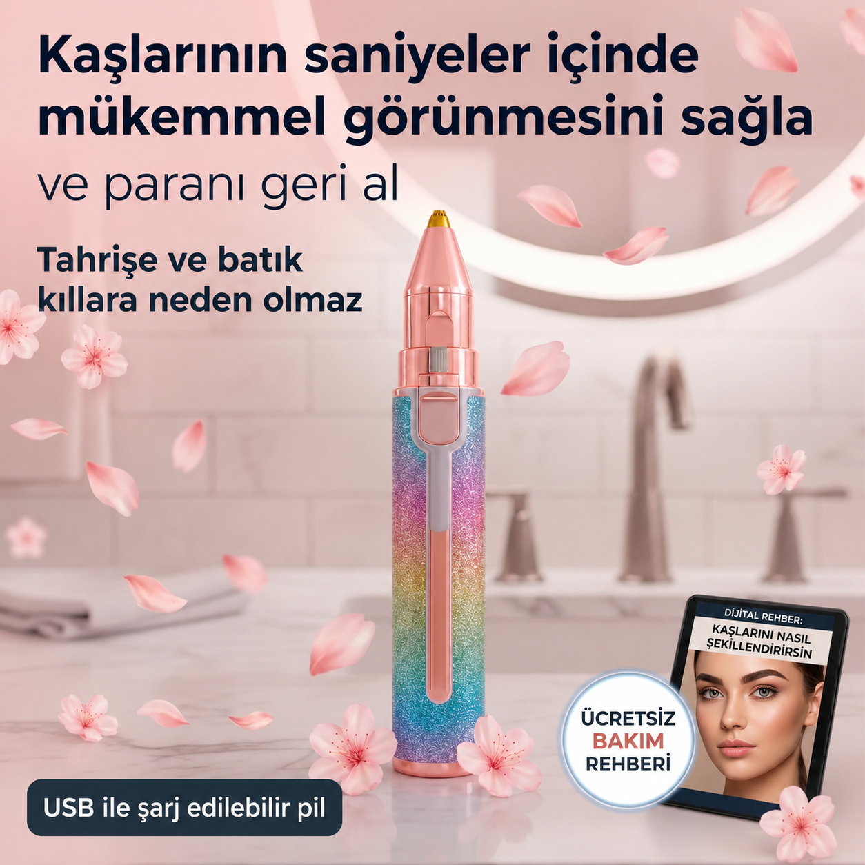 Espasio | 2'si 1 Arada Hassas Yüz Epilatörü