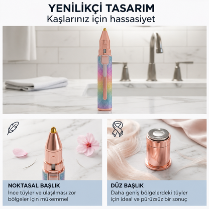Espasio | 2'si 1 Arada Hassas Yüz Epilatörü